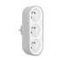 CONNECT IT Rozbočovací adaptér Tripple Split , 3 zásuvky (bíla)