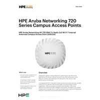HPE Aruba Networking AP-725 (RW) Tri Radio 2x2 Wi-Fi 7 Internal Antennas Campus Access Point RENEW S4A22A