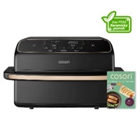 BAZAR - Cosori Dual Blaze Twin Fry Compact horkovzdušná fritéza 8,6 L, keramika, černá - Poškozený obal (Komplet)