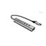 i-tec USB-C/USB-A Metal HUB 6 port (3x USB-C, 3x USB-A), LAN, Power Delivery 85W
