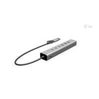 i-tec USB-C/USB-A Metal HUB 6 port (3x USB-C, 3x USB-A), LAN, Power Delivery 85W