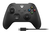 BAZAR - Xbox Wireless Controller černý + USB-C kabel - Poškozený obal (Komplet)