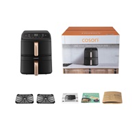 BAZAR - Cosori Turbo Tower Compact horkovzdušná fritéza 8,6 L černá - Poškozený obal (Komplet)