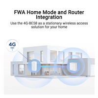 ASUS Router 4G-BE58, WiFi 7 Router, IPv6, AiMesh, 1xWAN/LAN, 3xLAN