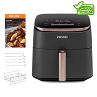 Cosori TurboBlaze Pro horkovzdušná fritéza 6.2l, keramika - černá
