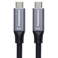 PremiumCord USB-C kabel (USB 3.2 Gen 2, 5A, 100W, 10Gbit/s ) černý 5m