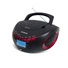 Orava RCD-813 R Přenosný CD/USB přehrávač s rádiem a Bluetooth, červeno-černý