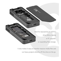 Club3D Externí box pro M.2 NVMe SSD s ventilátorem, USB4 40Gbps