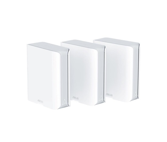 ASUS ZenWifi BT7 3-pack, WiFi7 Extendable Router, AiMesh, 1x WAN, 3x LAN