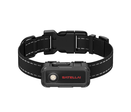 SATELLAI Collar Go L - GPS lokátor, komunikátor a monitor zdraví, černý