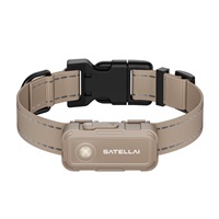 SATELLAI Collar Go M - GPS lokátor, komunikátor a monitor zdraví, béžový, 3leté předplatné