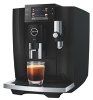 JURA E8 Piano Black automatický kávovar, 27 nápojů, Hot/Light Brew, Sweet Foam, P.A.G.2, One-Touch