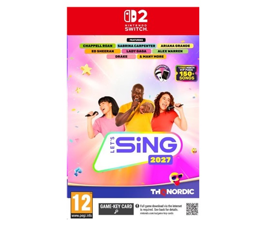 NSW2 hra Let’s Sing 2027 (Game-key card)