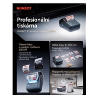 Niimbot Tiskárna štítků B1 PRO, zelená + role štítků 230 ks
