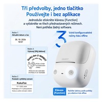Niimbot Tiskárna štítků B2, růžová + role štítků 230 ks