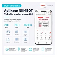 Niimbot Tiskárna štítků B2 PRO, zlatá + role štítků 230 ks