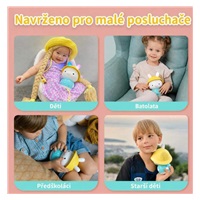 Alilo Baby Bunny - Dětský hudební přehrávač a bluetooth reproduktor, EN
