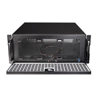 CHIEFTEC skříň Rackmount 4U ATX/EATX UNC-409S-AIO-OP, bez zdroje, Black