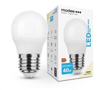 Modee E27 4,9W mini globe LED studená 4000K