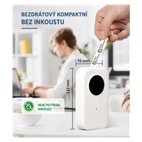 Phomemo Tiskárna štítků D30, růžová + role štítků 100 ks (12x40 mm)