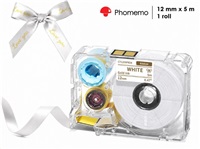 Phomemo stuha Bílá 12mm x 5m pro A30