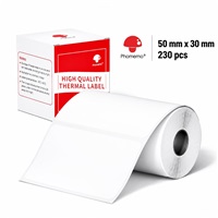 Phomemo štítky Bílé 50x30mm 230ks pro M110, M220, M221