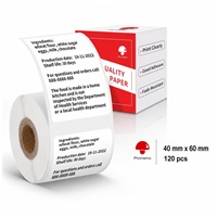Phomemo štítky Bílé 40x60mm 120ks pro M110, M220, M221
