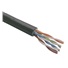 BAZAR - UTP kabel PlanetElite, Cat5E, drát, dvojitý venkovní PE+PVC, Dca, černý, 305m, cívka - POŠKOZENÝ OBAL