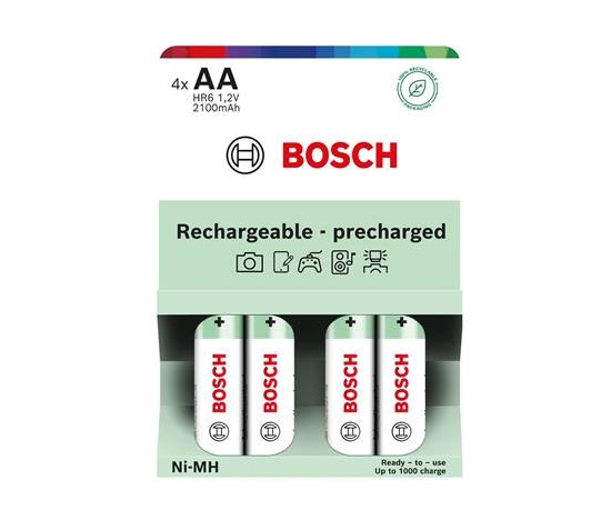 Bosch HR6B4P2100/00 AA 2100mAh Ni-MH Ready to Use