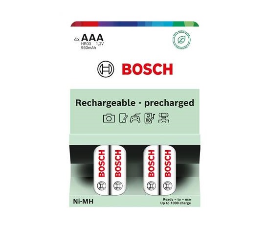 Bosch HR03B4P950/00 AAA 950mAh Ni-MH Ready to Use