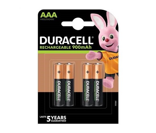 Duracell AAA-4 NiMh Accu (900mAh) STAY CHARGED
