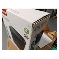 BAZAR - Hama Safe X100CD, skartovačka, křížový řez, 10 listů, bezpečnostní úroveň P4 T4 E3 - Poškozený obal (Komplet)