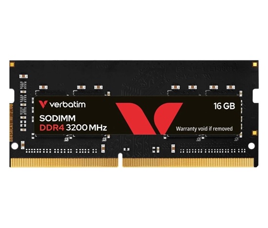 VERBATIM SODIMM DDR4 16GB 3200MHz 1,2V Single Pack without Heatsink