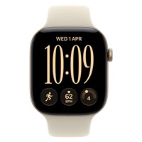 Apple Watch Series 12 GPS + Cellular 42mm Light Gold Aluminium Case with Sand Sport Band - M/L