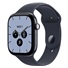 Apple Watch Series 12 GPS + Cellular 42mm Night Blue Ceramic Case with Navy Blue Sport Band - M/L