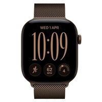 Apple Watch Series 12 GPS + Cellular 42mm Dark Bronze Aluminium Case with Dark Bronze Milanese Loop