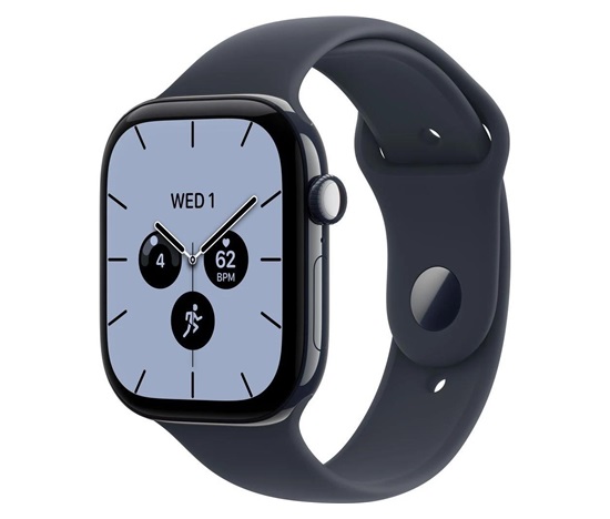 Apple Watch Series 12 GPS + Cellular 46mm Night Blue Ceramic Case with Navy Blue Sport Band - M/L