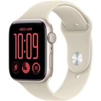 Apple Watch SE 3 GPS 40mm Starlight Aluminium Case with Sand Sport Band - S/M