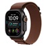 Apple Watch Ultra 4 GPS + Cellular 49mm Black Titanium Case with Burgundy Alpine Loop - M