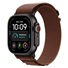 Apple Watch Ultra 4 GPS + Cellular 49mm Black Titanium Case with Burgundy Alpine Loop - L
