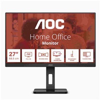 BAZAR - AOC MT IPS LCD WLED 27" 27E3QAF - IPS panel, 1920x1080, D-Sub, HDMI, DP, repro, pivot - Po opravě (Komplet)