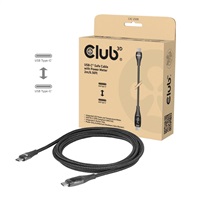 Club3D Kabel USB-C Safe s měřičem výkonu, 240 W, bez přenosu dat, 2m