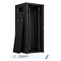 TRITON 19" rozvaděč stojanový RMA 15U 600x600, 800kg, skleněné dveře, svařovaný, černý