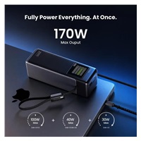 SHARGE HyperTower 170, powerbanka 25 000 mAh, 170 W - černá
