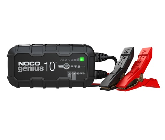 AVACOM Nabíječka NOCO GENIUS10 (6/12V 10A) pro LiFePO4 a olověné AGM/GEL akumulátory (2 - 230Ah)