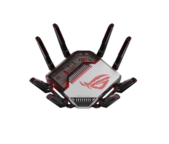 ASUS ROG Rapture GT-BN98, 4-pásmový WiFi 8 Router, AiMesh, 2x WAN/LAN, 5x LAN, 2x USB