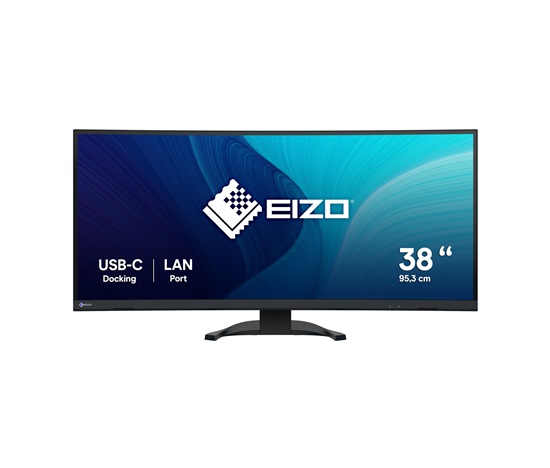 EIZO MT 37,5" EV3851-BK FlexScan, IPS, 3840x1600, 300nit, 2000:1, 5ms, USB-C, DisplayPort, HDMI, Repro, Černý