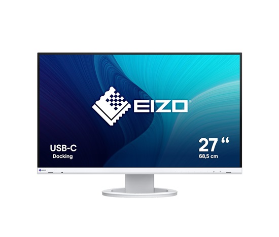EIZO MT 27" EV2740S-WT FlexScan, IPS, 3840x2160, 350nit, 1000:1, 6ms, DisplayPort, HDMI, USB-C, USB, PD, Repro, Bílý