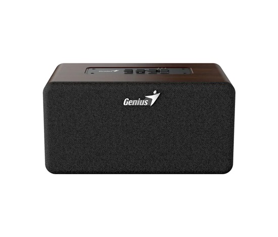 GENIUS repro SP-918BT/ Bluetooth 5.3/ 6W/ dobíjecí USB-C/ barva tmavé dřevo