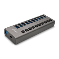 BAZAR - i-tec USB 3.0 nabíjecí HUB 10port + Power Adapter 48 W - Poškozený obal (Komplet)